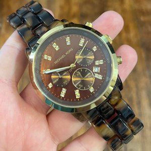 Michael Kors MK5216 Tortoise/Gold Watch